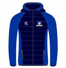 CS St Flannans Hybrid Hooded Padded Jacket Navy Royal Age 11-12